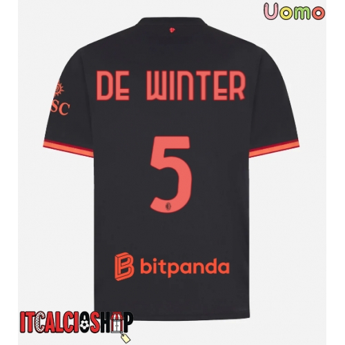AC Milan Koni De Winter #5 Terza Maglia 2026-27 Manica Corta